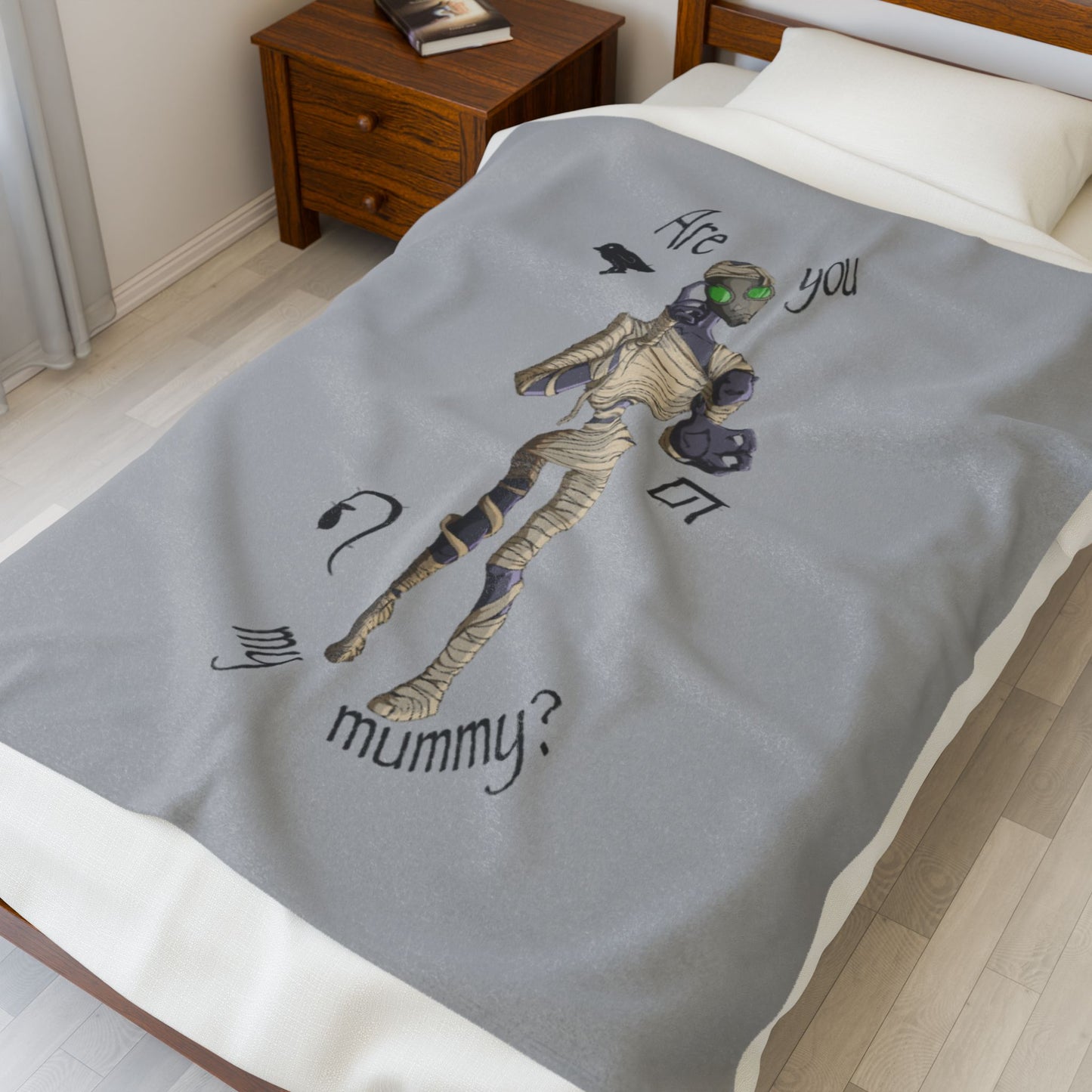 Are You My Mummy? Fleece Blanket