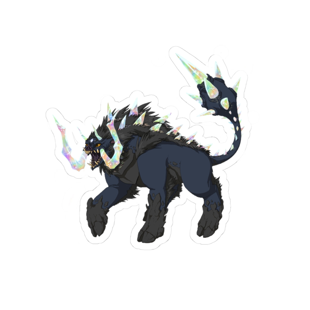 Colossal Gemhide Boar Kiss-Cut Sticker
