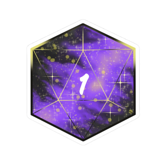 Cosmic Nat 1 Kiss-Cut Sticker