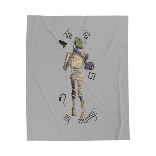 Are You My Mummy? Fleece Blanket